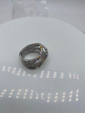 Alexis Bittar Size 7 Pav�� Openwork Ring